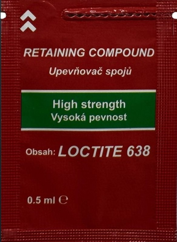 Loctite 638   Upevňovač spojů VP, sáček - 0,5 ml | hanak-trade.cz